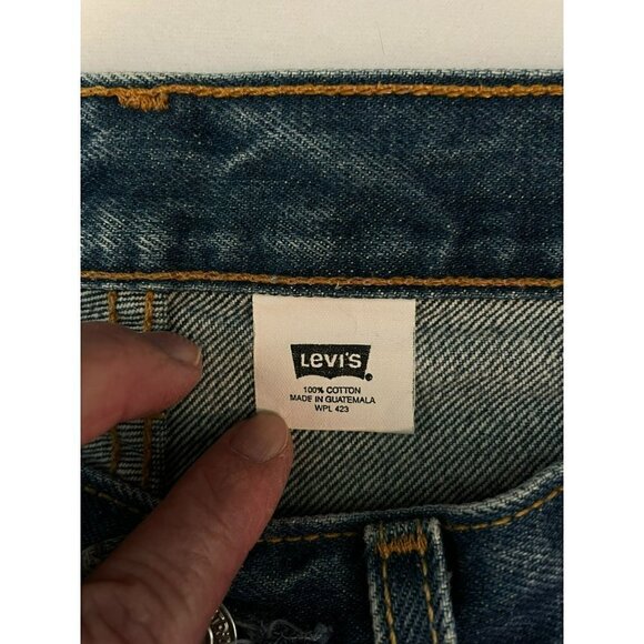 Levi's 501XX Unisex Button Fly Jeans Sz 33 Waist 34 Length Medium Wash 5-Pocket - Picture 10 of 10